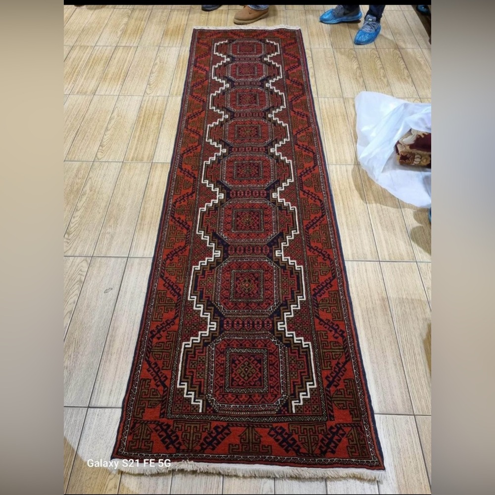 Handmade runner - 9ft -New